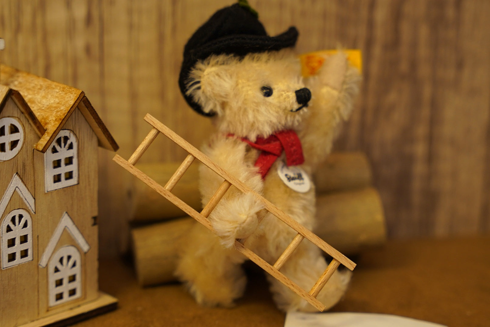 Steiff Lucky Chimney Sweep With Ladder 🪜
