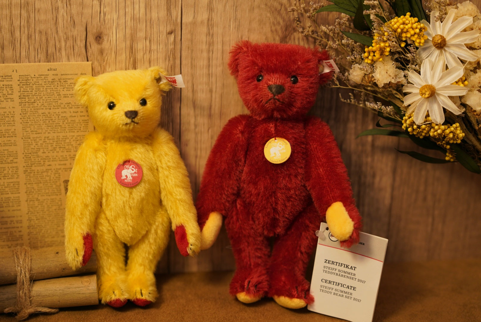 2017 Steiff Summer Festival Teddy Bear Set