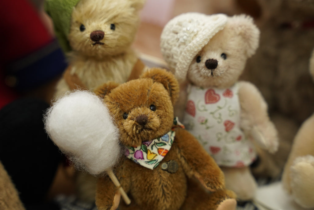 Hermann Teddy with cotton candy
