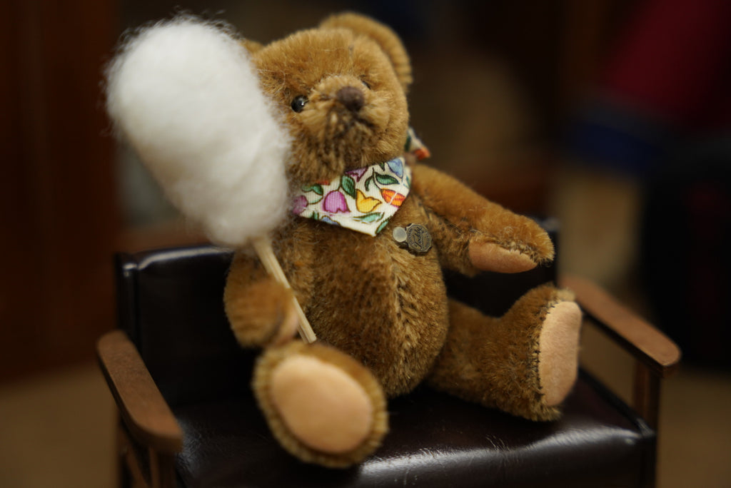 Hermann Teddy with cotton candy