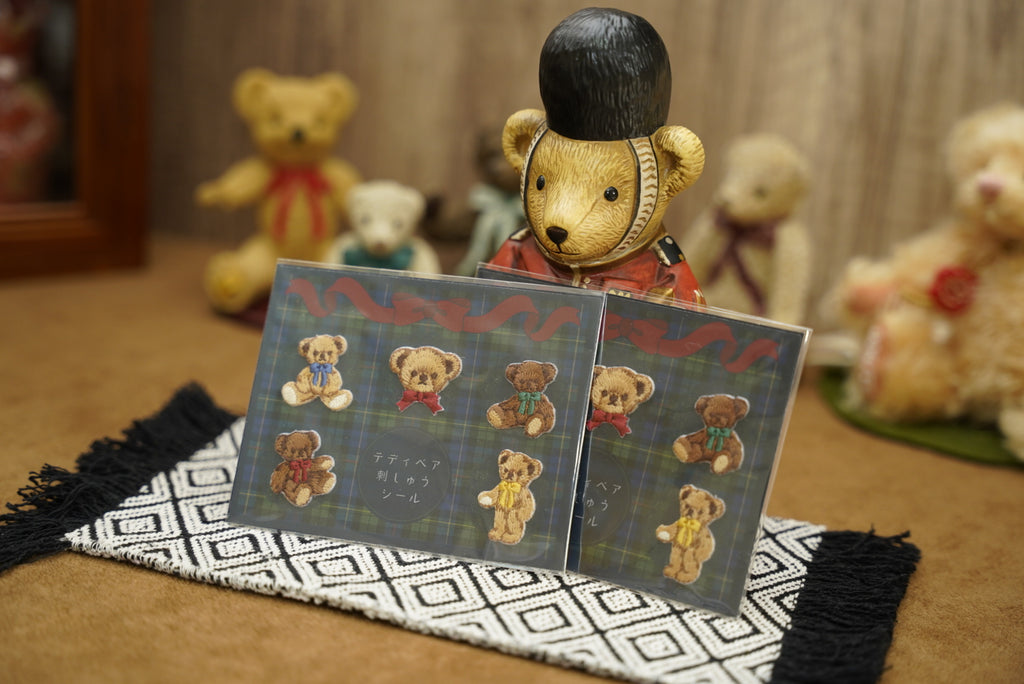 經典泰迪熊刺繡貼 5in1 🧵🐻