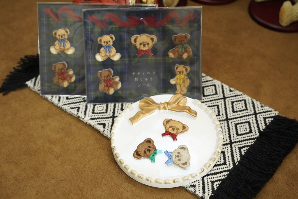 經典泰迪熊刺繡貼 5in1 🧵🐻