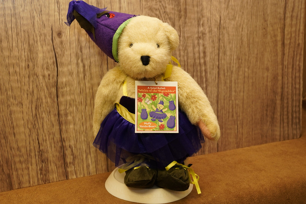 1996 Waltz of the Vegetables- Muffy Eggplant Bear🍆
