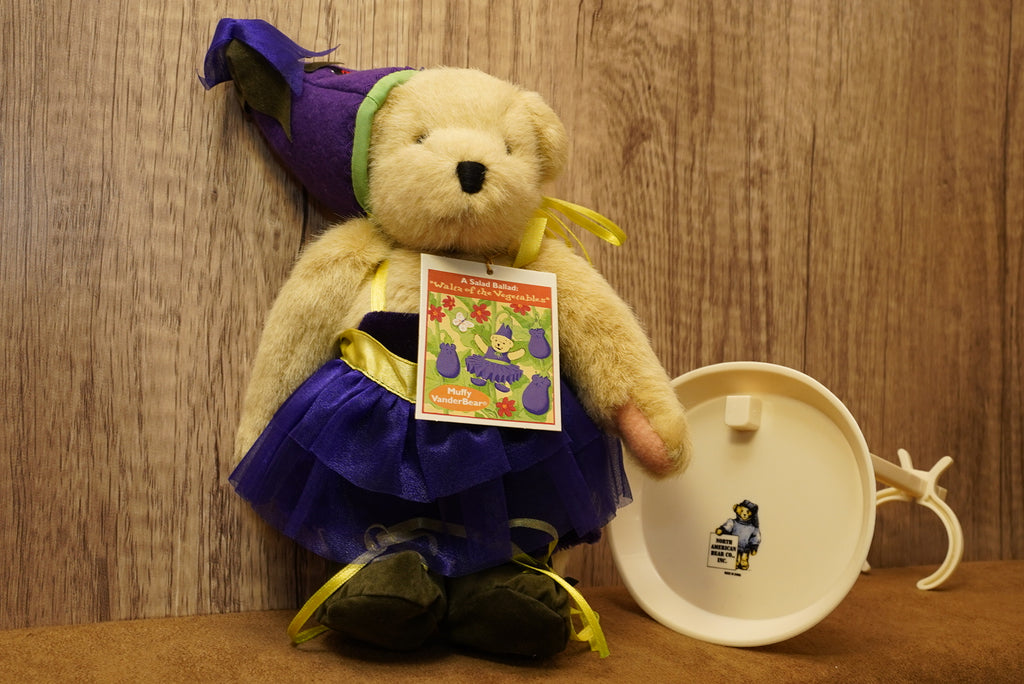 1996 Waltz of the Vegetables- Muffy Eggplant Bear🍆