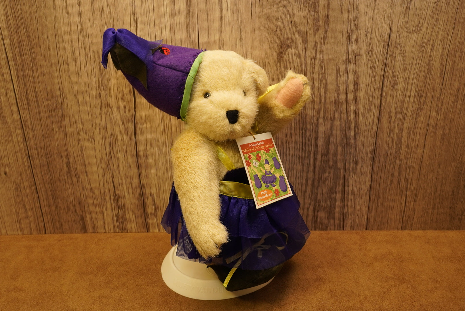 1996 Waltz of the Vegetables- Muffy Eggplant Bear🍆