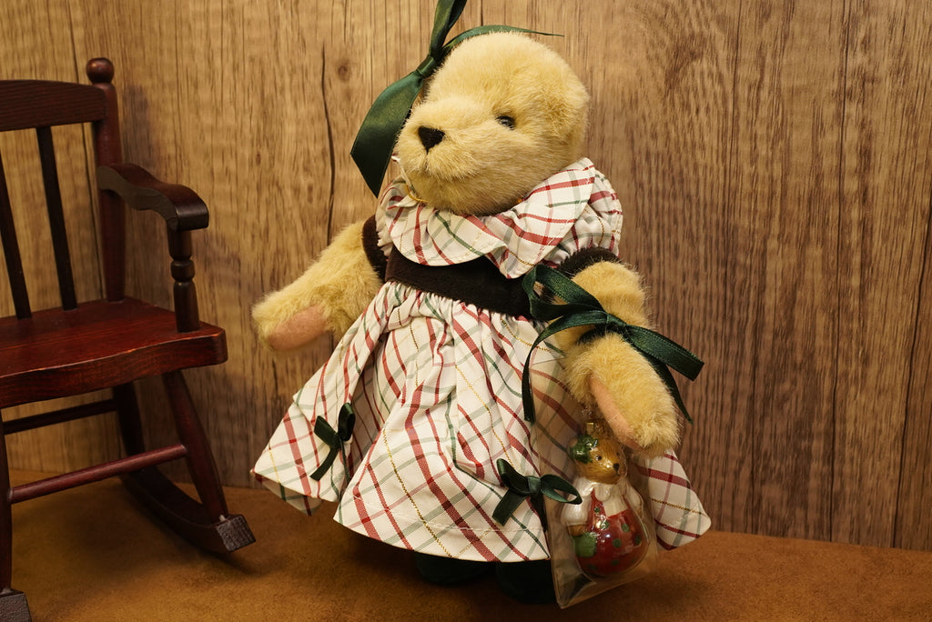 🎄 1999 聖誕經典 Deck the Halls 格仔洋裝 Muffy 🎀