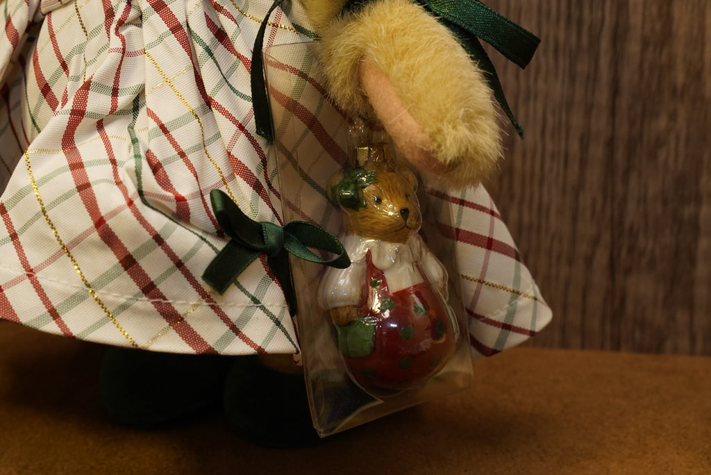 🎄 1999 聖誕經典 Deck the Halls 格仔洋裝 Muffy 🎀