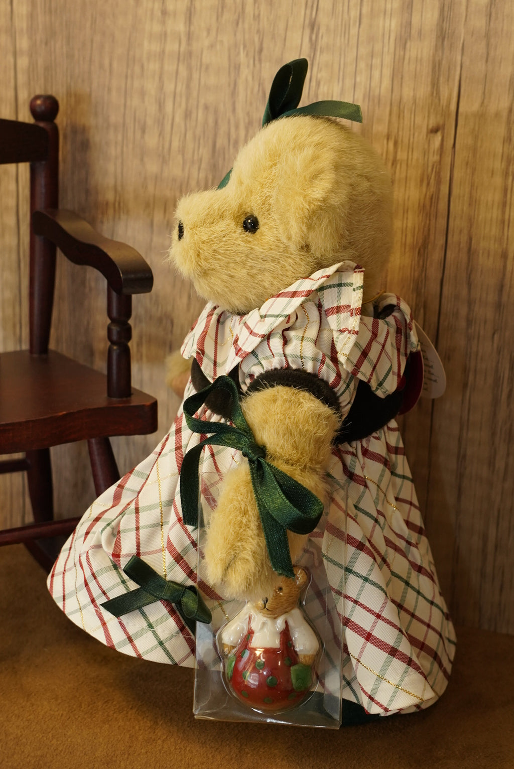 🎄 1999 聖誕經典 Deck the Halls 格仔洋裝 Muffy 🎀