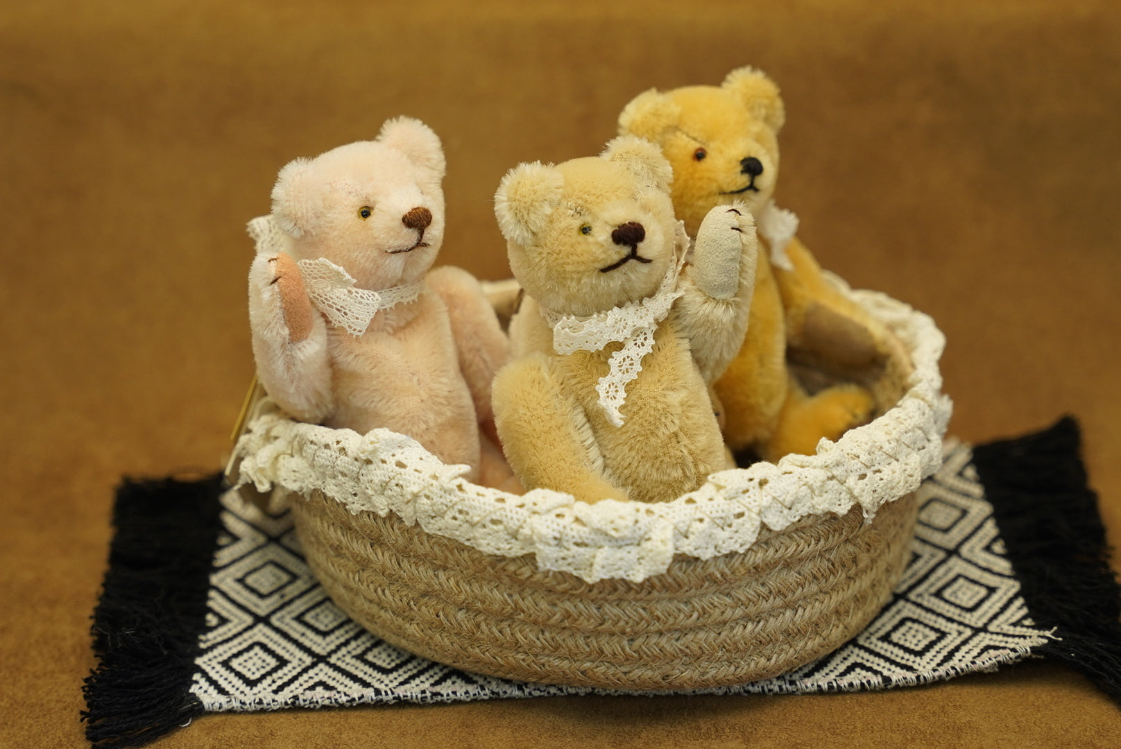 手作り工房 がらくた ざっく 復古泰迪熊口金包👛