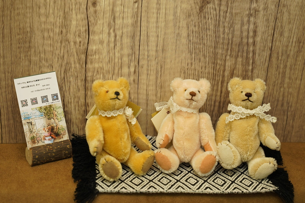 手作り工房 がらくた ざっく 復古泰迪熊口金包👛