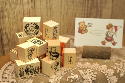 Krimgen 復古泰迪熊印章