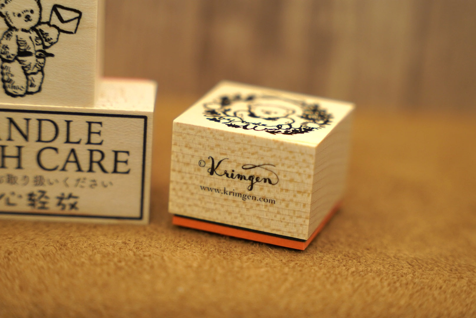 Krimgen 復古泰迪熊印章