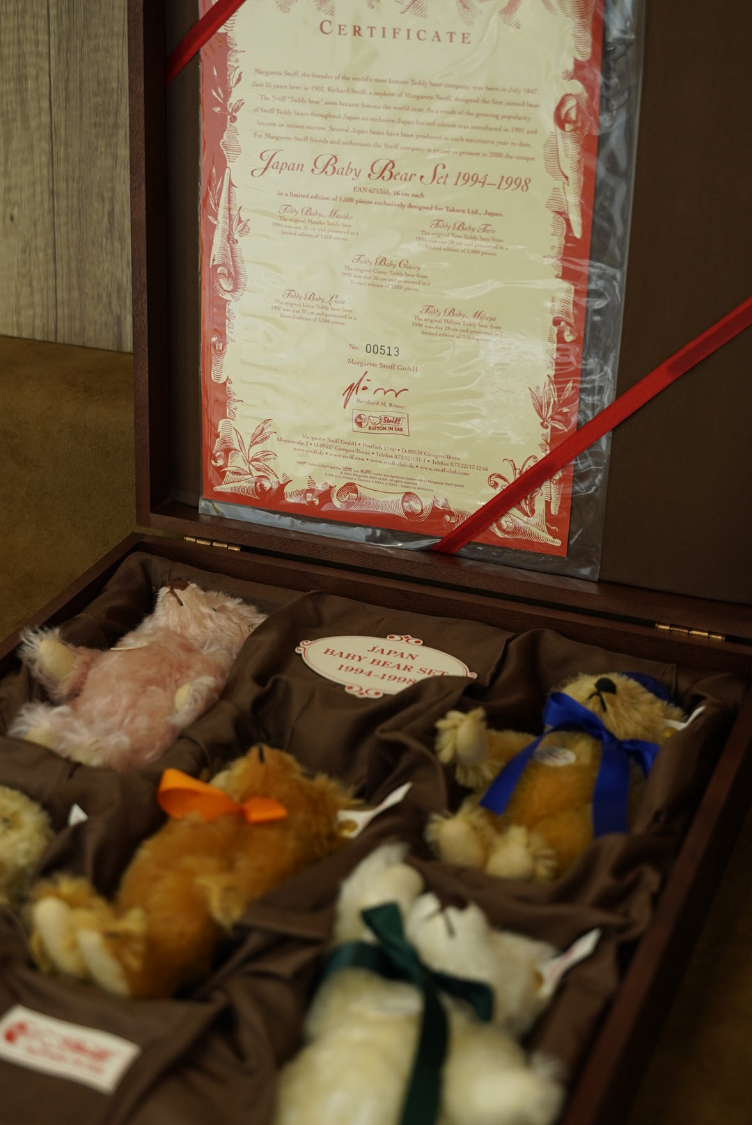 日本限定 𝓢𝓽𝓮𝓲𝓯𝓯 𝟏𝟗𝟗𝟒-𝟏𝟗𝟗𝟖 𝓑𝓪𝓫𝔂 𝓑𝓮𝓪𝓻 𝓢𝓮𝓽