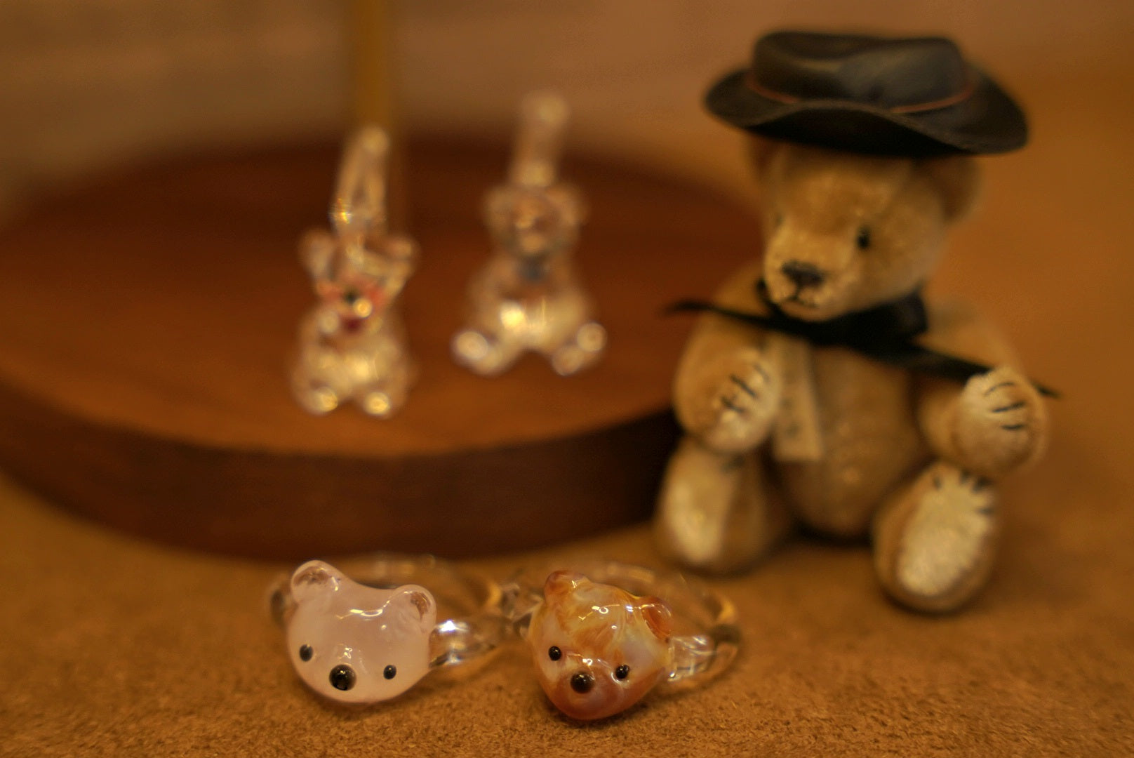 🧊🐻くさのつゆ｜手作玻璃熊飾品
