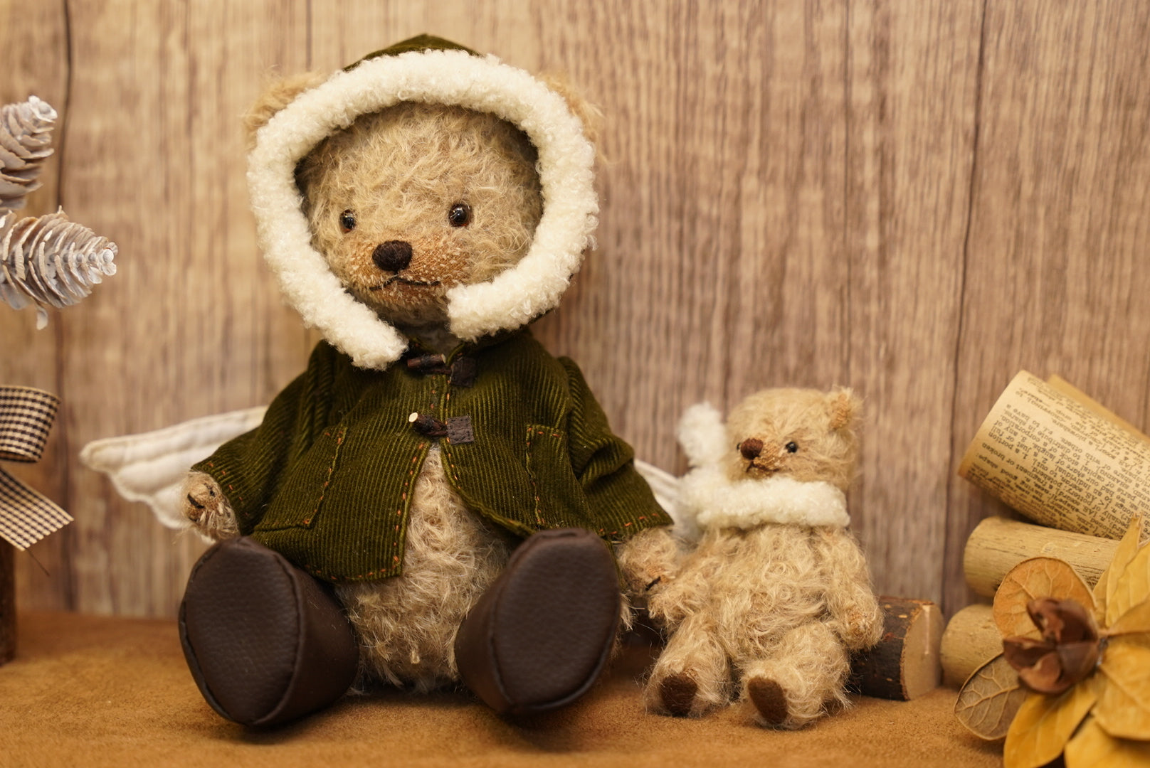 nunu.s 羽翼大衣 x 刺繡翅膀 泰迪熊雙子組🧸🧸