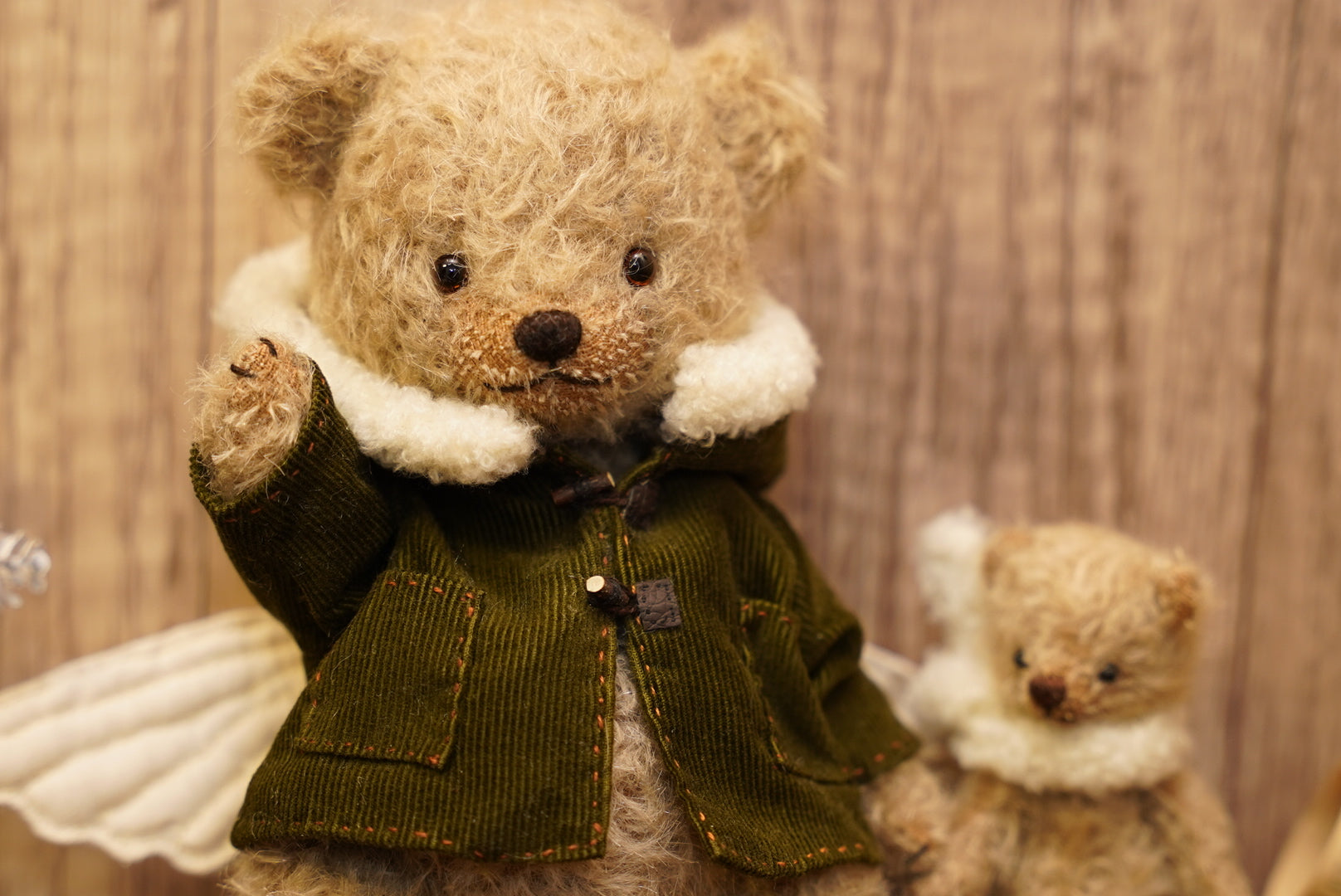 nunu.s 羽翼大衣 x 刺繡翅膀 泰迪熊雙子組🧸🧸